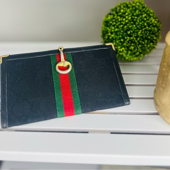 100% authentic Gucci canvas, vintage wallet - Picture 3 of 7